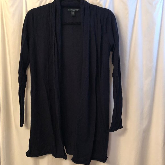 Cynthia Rowley Sweaters - CYNTHIA ROWLEY Merino Wool Open Drape Sweater